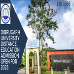 Dibrugarh University Distance Education Admission Open For 2025